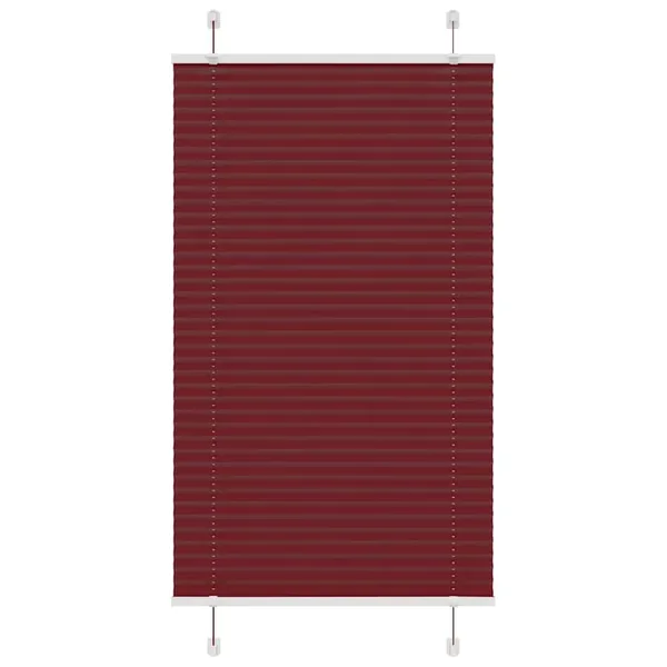 Store plissé rouge bordeaux 70x100 cm largeur du tissu 69,4 cm