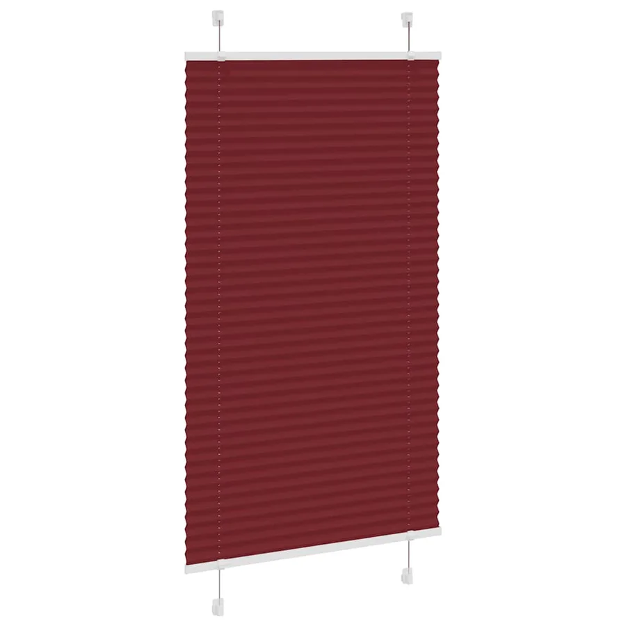 Store plissé rouge bordeaux 70x100 cm largeur du tissu 69,4 cm - 3