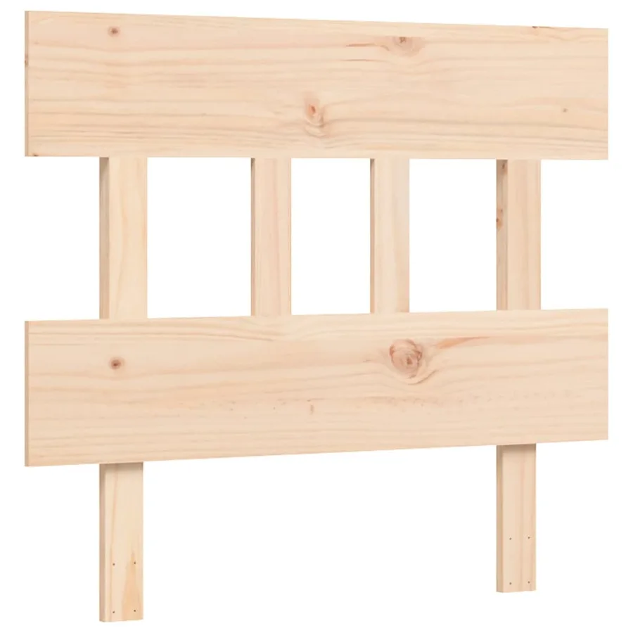 Lit pour personne âgée sans matelas bois massif - 8