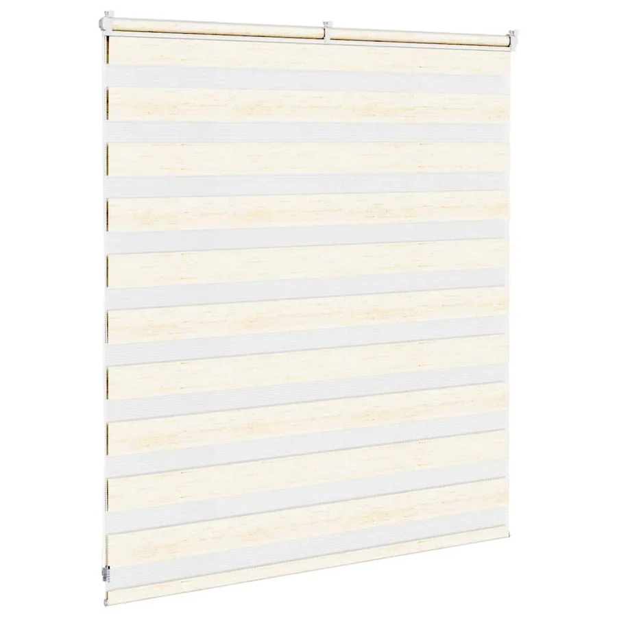 Store zèbre beige marbré largeur du tissu 130,9 cm polyester - 4