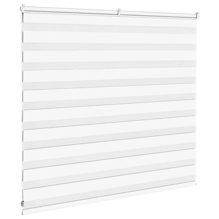 Store zèbre blanc 155x100 cm largeur du tissu 150,9cm polyester - 4
