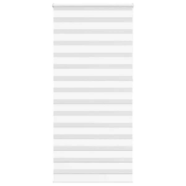 Store zèbre blanc 115x230 cm largeur du tissu 110,9cm polyester