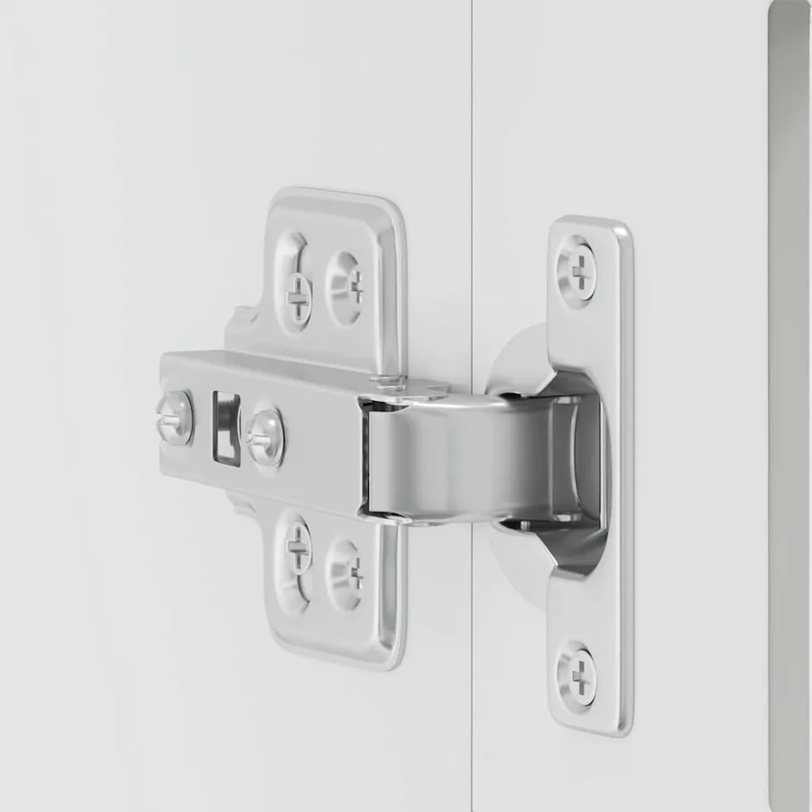 Armoire murale de cuisine avec porte en verre Porto blanc - 9