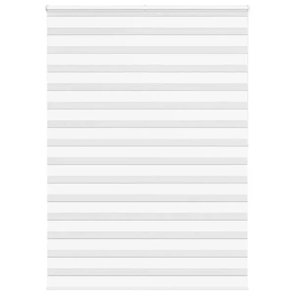 Store zèbre blanc 165x200 cm largeur du tissu 160,9cm polyester