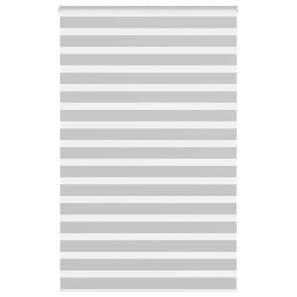 Store zèbre gris clair largeur du tissu 140,9 cm polyester