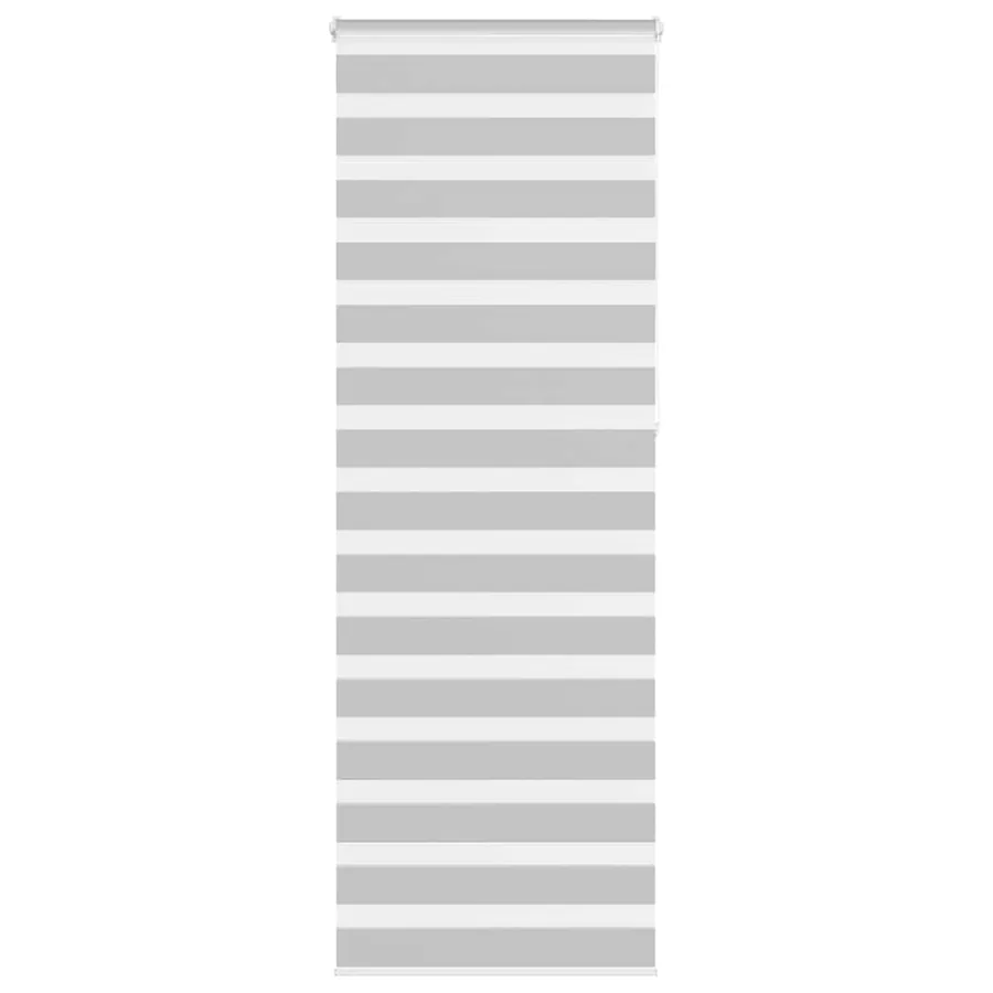 Store zèbre gris clair largeur du tissu 70,9 cm polyester