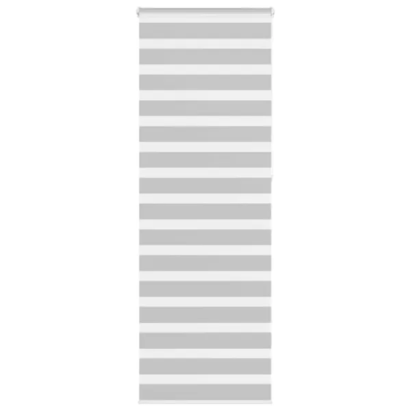 Store zèbre gris clair largeur du tissu 70,9 cm polyester