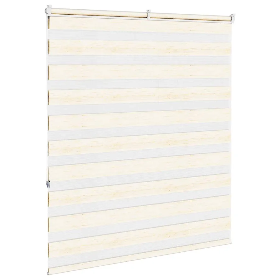 Store zèbre beige marbré largeur du tissu 130,9 cm polyester - 4