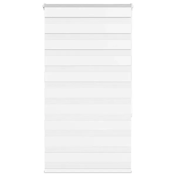 Store zèbre blanc 70x150 cm largeur du tissu 65,9 cm polyester