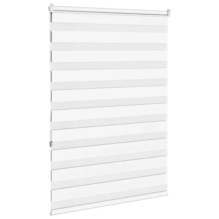 Store zèbre blanc 95x150 cm largeur du tissu 90,9 cm polyester - 4