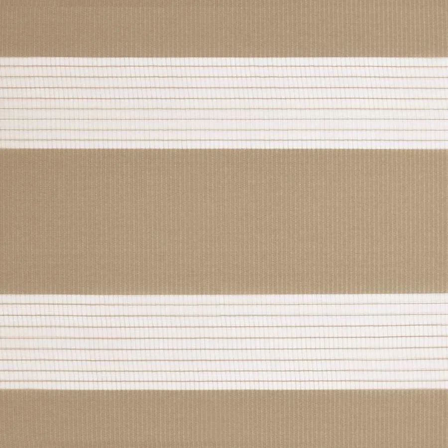 Store zèbre marron sable largeur du tissu 100,9 cm polyester - 15