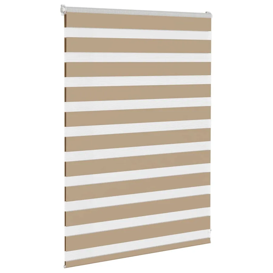 Store zèbre marron sable largeur du tissu 100,9 cm polyester - 3