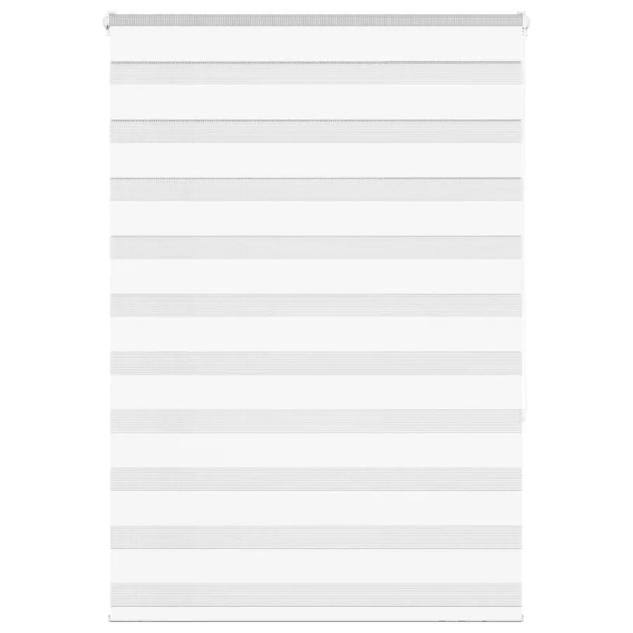 Store zèbre blanc 105x150 cm largeur du tissu 100,9cm polyester