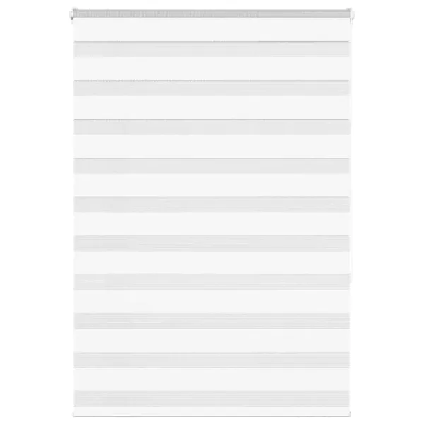 Store zèbre blanc 105x150 cm largeur du tissu 100,9cm polyester
