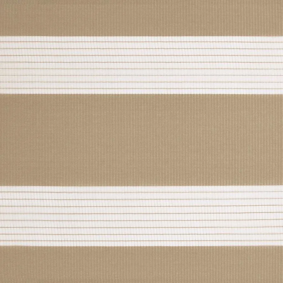 Store zèbre marron sable largeur du tissu 75,9 cm polyester - 15