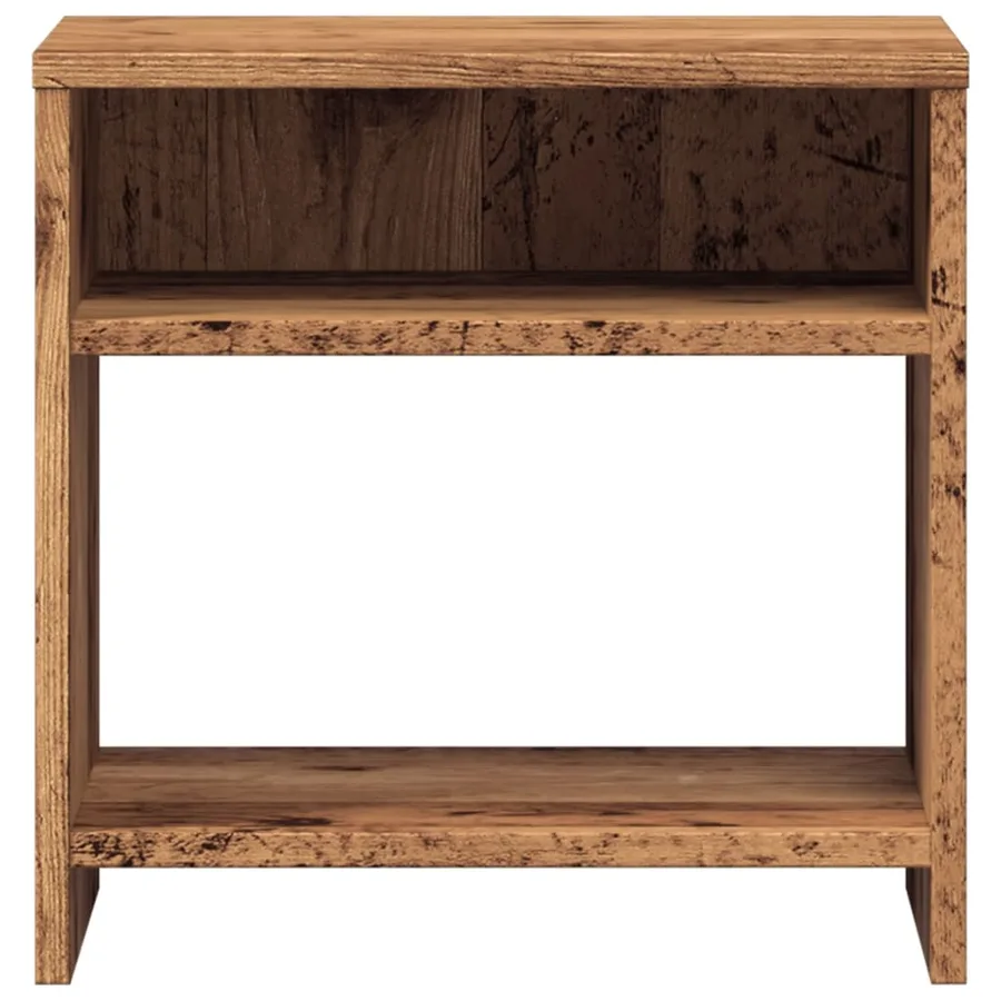 Tables de chevet 2 pcs vieux bois 40x30x40 cm bois d'ingénierie - 6