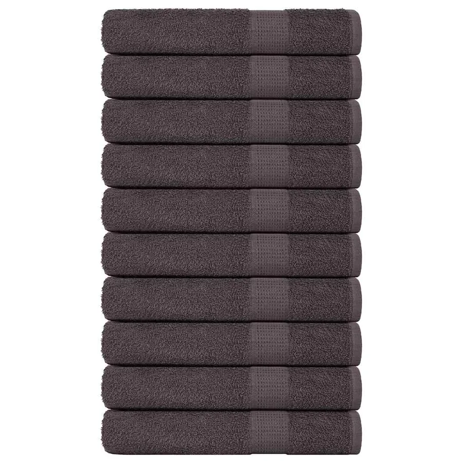 Serviettes FROGN 10 pcs anthracite 100x200 cm 360 g/m²