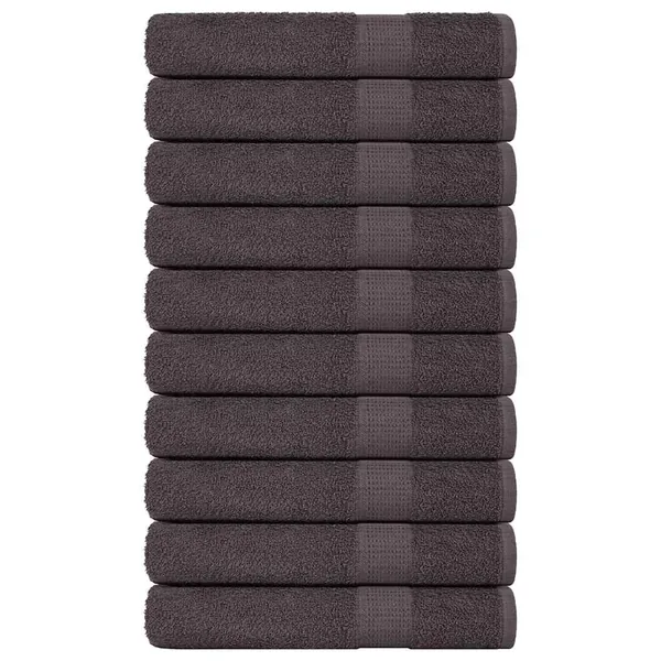 Serviettes FROGN 10 pcs anthracite 100x200 cm 360 g/m²