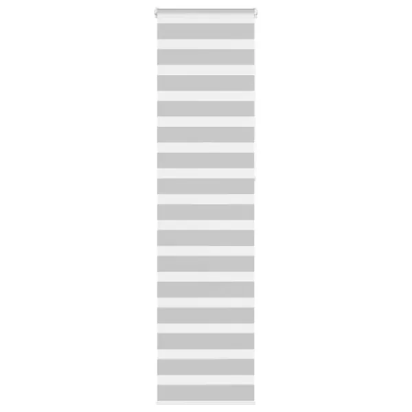 Store zèbre gris clair largeur du tissu 50,9 cm polyester