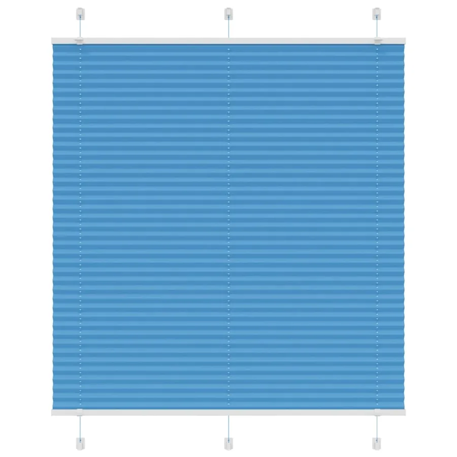 Store plissé bleu 120x150 cm largeur du tissu 119,4cm polyester