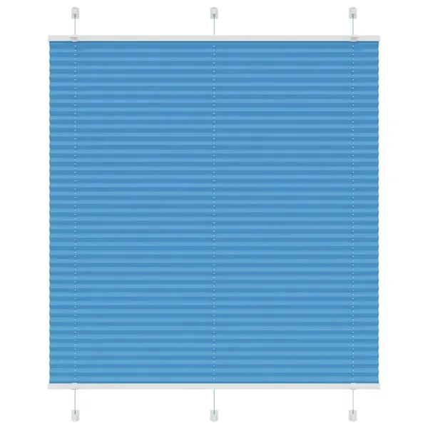 Store plissé bleu 120x150 cm largeur du tissu 119,4cm polyester
