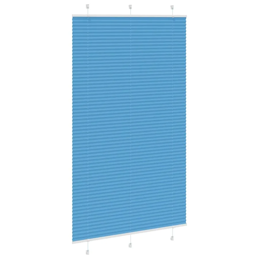 Store plissé bleu 120x200 cm largeur du tissu 119,4cm polyester - 3