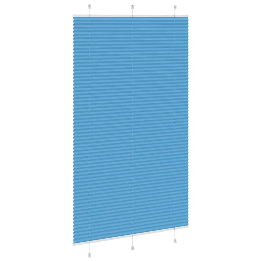 Store plissé bleu 120x200 cm largeur du tissu 119,4cm polyester - 4