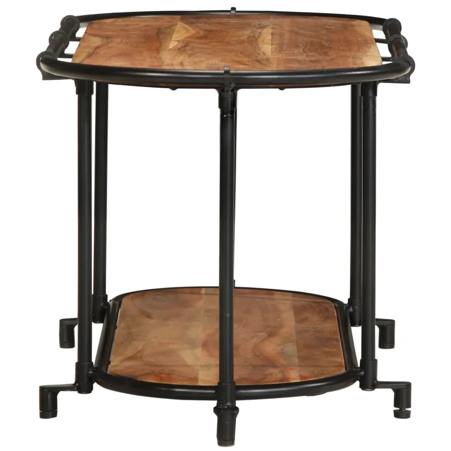 Meuble TV 100x42x40 cm bois d'acacia massif - 5