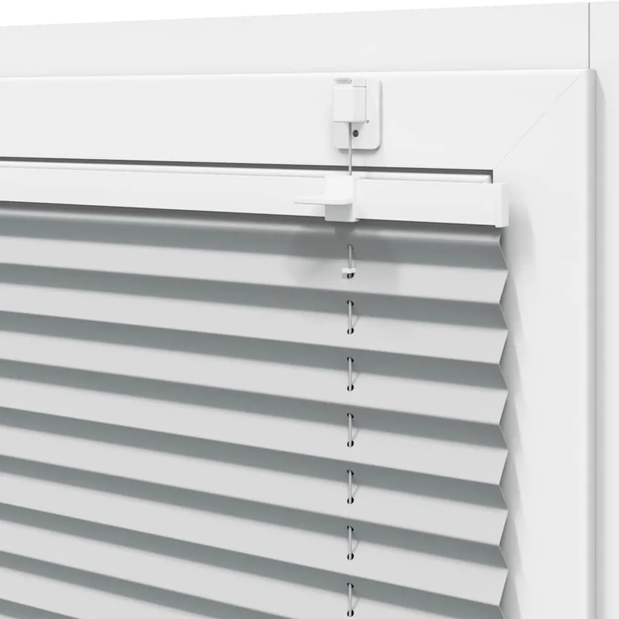 Store plissé gris clair 45x100 cm largeur du tissu 44,4 cm - 10