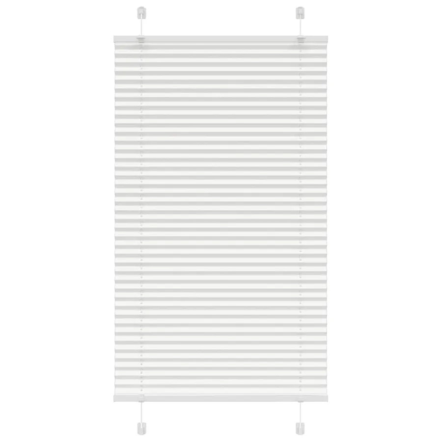 Store plissé blanc 70x100 cm largeur du tissu 69,4 cm polyester