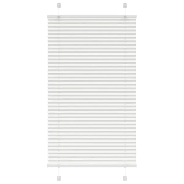 Store plissé blanc 70x100 cm largeur du tissu 69,4 cm polyester