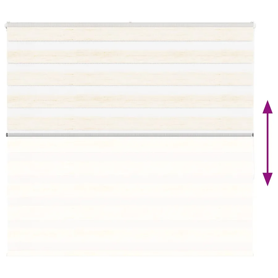 Store zèbre beige marbré largeur du tissu 160,9 cm polyester - 5