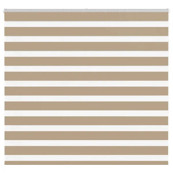 Store zèbre marron sable largeur du tissu 160,9 cm polyester