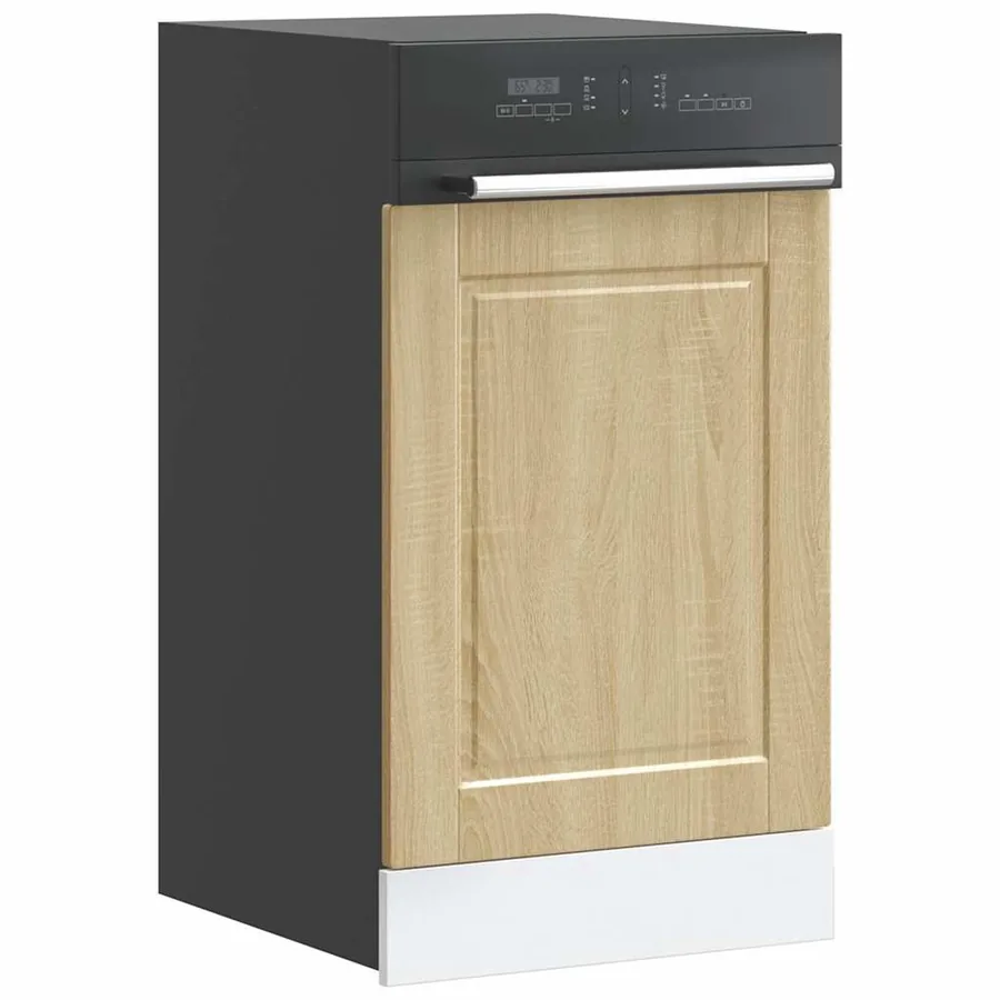 Panneau de lave-vaisselle Porto chêne sonoma 45x1,5x57 cm