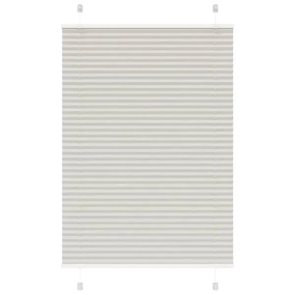 Store plissé gris clair 95x150 cm largeur du tissu 94,4 cm