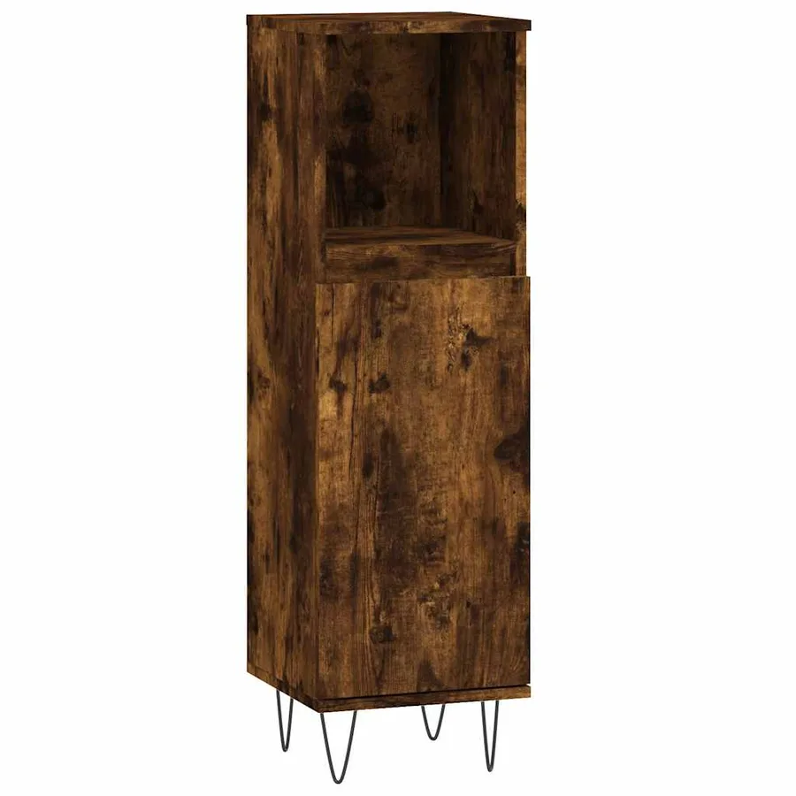 Ensemble de meubles de salle de bain 3 pcs Chêne fumé - 7
