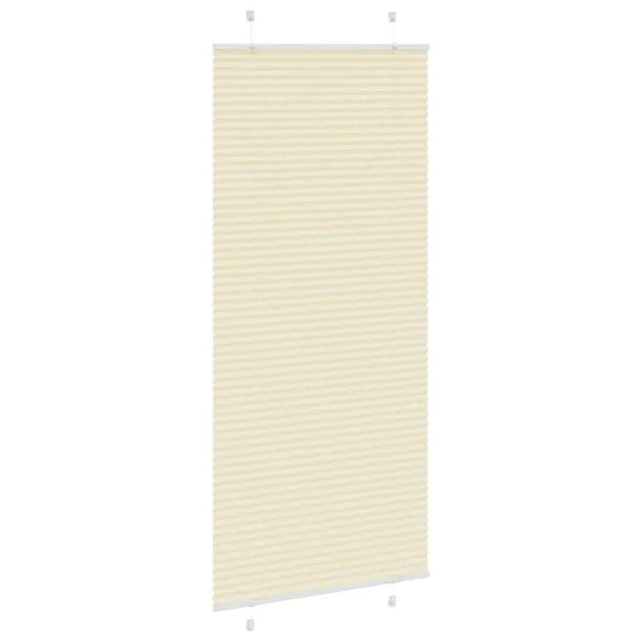 Store plissé crème 85x200 cm largeur du tissu 84,4 cm polyester - 4