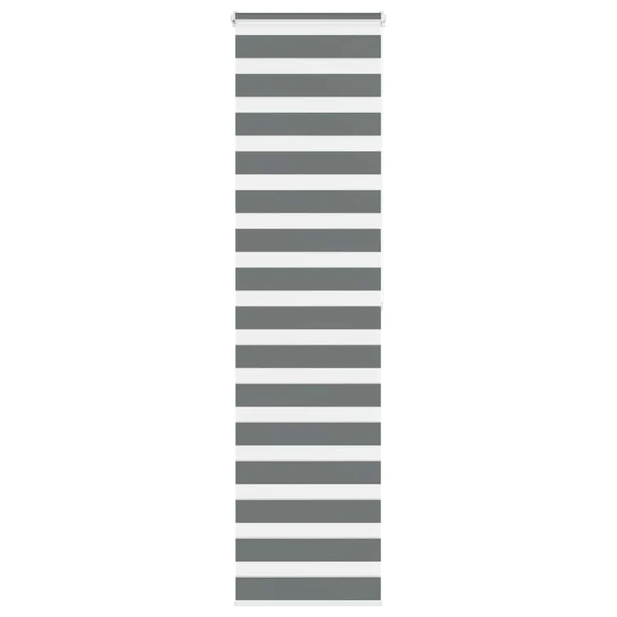 Store zèbre gris foncé largeur du tissu 50,9 cm polyester