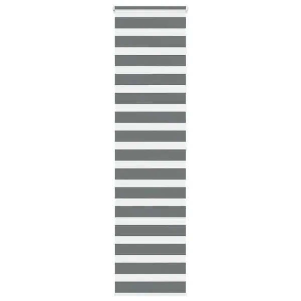 Store zèbre gris foncé largeur du tissu 50,9 cm polyester