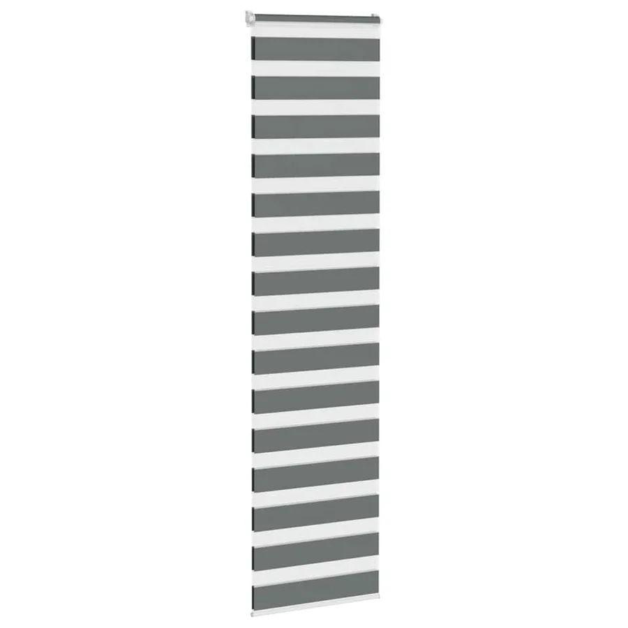 Store zèbre gris foncé largeur du tissu 50,9 cm polyester - 3