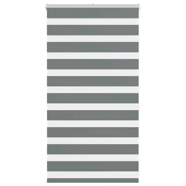 Store zèbre gris foncé largeur du tissu 85,9 cm polyester