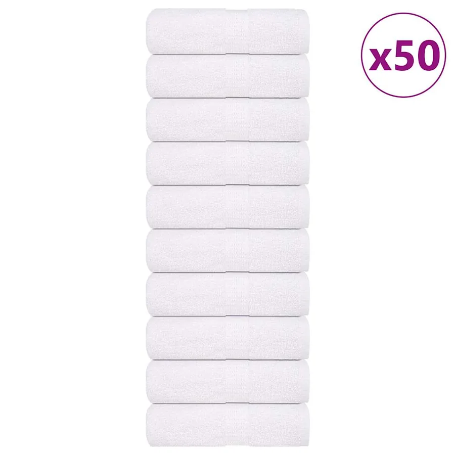 Serviettes de toilette FROGN 50 pièces Blanc 30x30 cm 360 g/m²