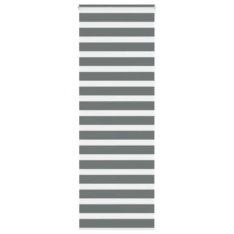 Store zèbre gris foncé largeur du tissu 85,9 cm polyester