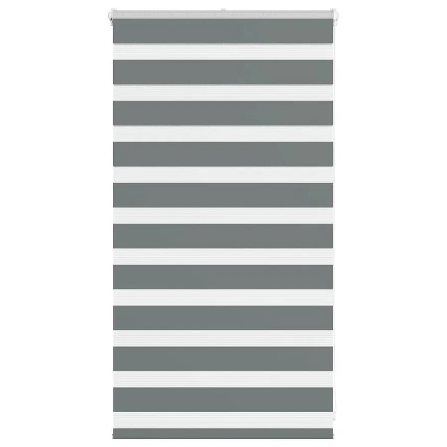 Store zèbre gris foncé largeur du tissu 65,9 cm polyester