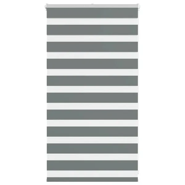 Store zèbre gris foncé largeur du tissu 65,9 cm polyester