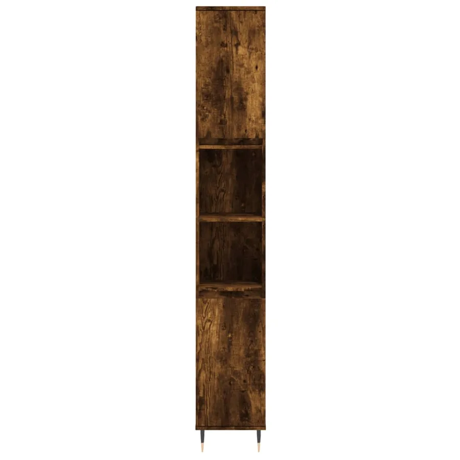 Ensemble de meubles de salle de bain 3 pcs Chêne fumé - 6