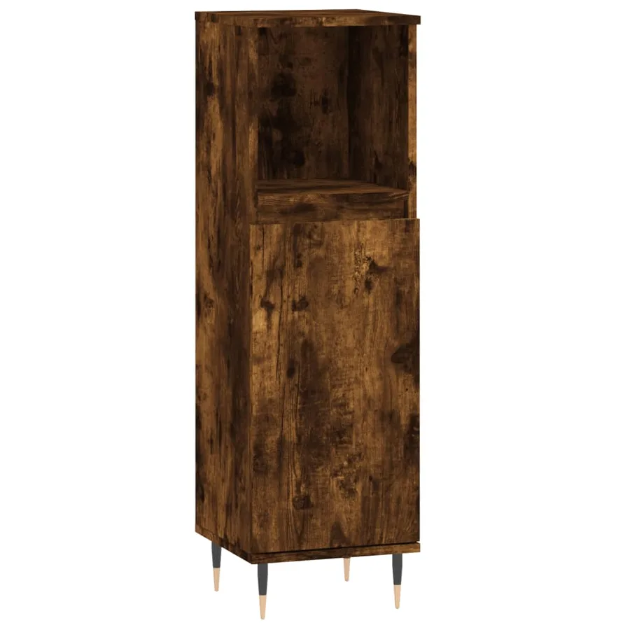 Ensemble de meubles de salle de bain 3 pcs Chêne fumé - 7