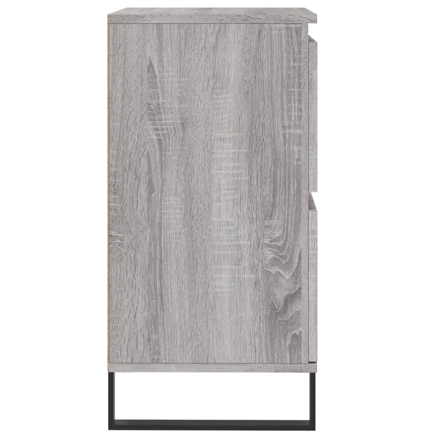 Buffets 3 pcs Sonoma gris Bois d'ingénierie - 7