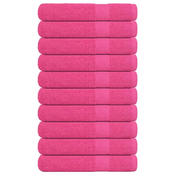 Serviettes de sauna FROGN 10 pcs rose 80x200 cm 360 g/m²