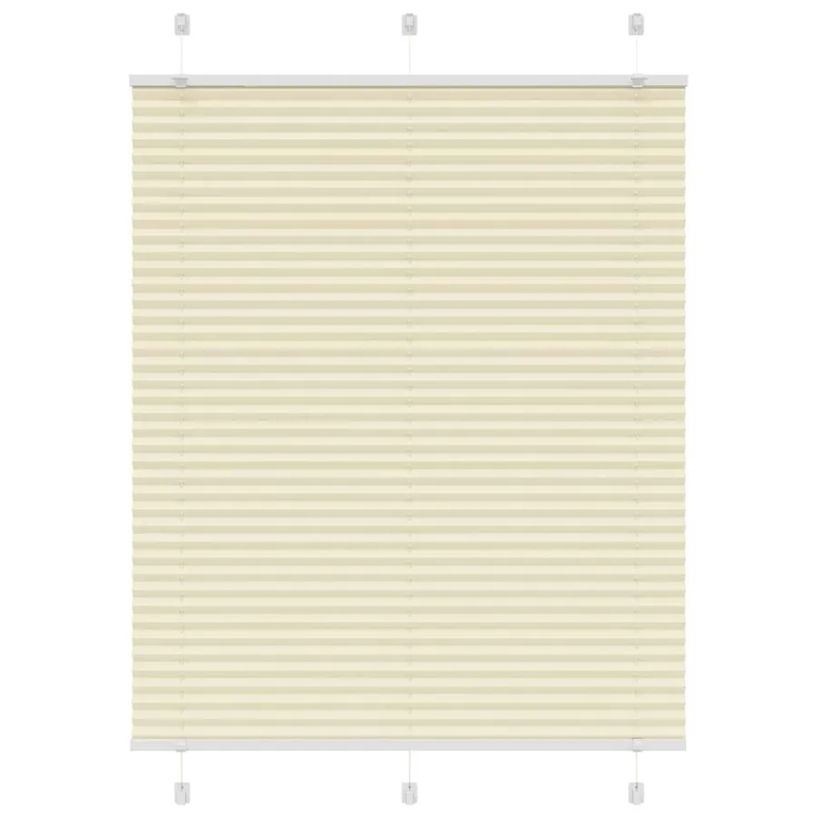 Store plissé crème 105x150cm largeur du tissu 104,4cm polyester